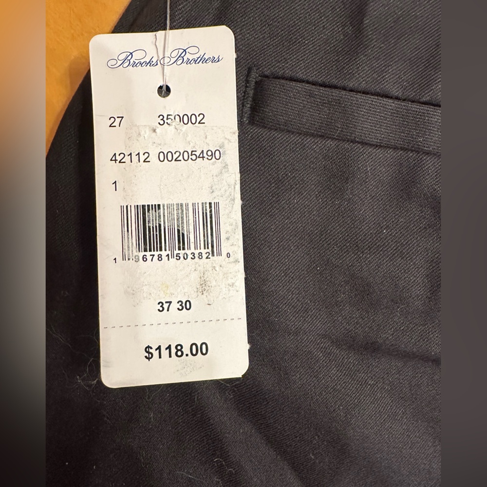 Brooks Brothers Regular Fit Stretch Cotton Advantage Chino® Pants, 37 x30 - Picture 8 of 10